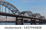 Centennial bridge between Rock Island, IL and Davenport, IA.