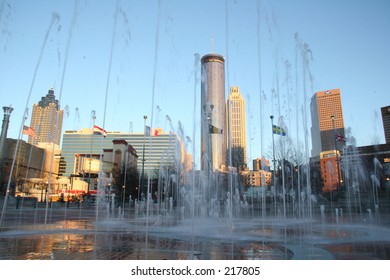 Centennial Olympic Park Waterjets In Atlanta