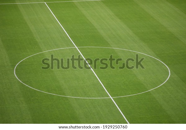 center circle of soccer\
ground