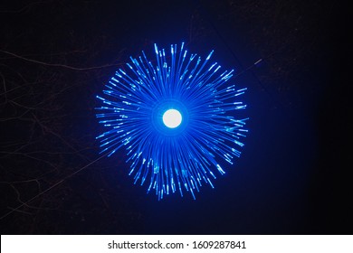 Center Of The Decorative Light At The Garden Of Morning Calm Lighting Festival, Gapyeong County, South Korea