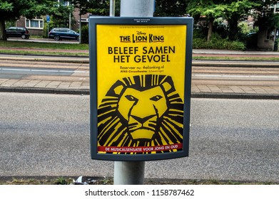 Centercom Lion King Musical Billboard At Amsterdam The Netherlands 2018