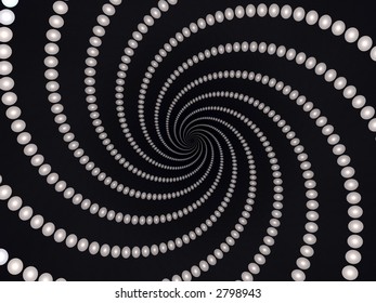 centered vortex of dots