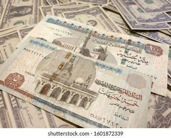 Central Bank Of Egypt - Egyptian Money And US Dollars - Egyptian Pound