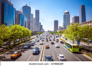 The Central Business District In Beijing,China