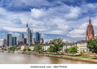 The Central Business District Of Frankfurt Am Main