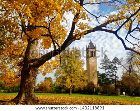 The Central Campus of Iowa State University in the fall