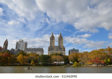 Central Park in the autumn. Manhattan, New York, USA.