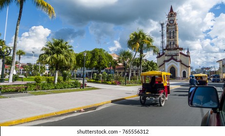 Central Park In Iquitos City