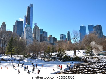 Central Park In The Winter, New York City