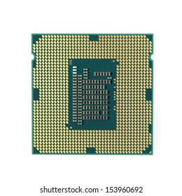 Central Processing Unit Cpu Isolated On Stock Photo 153960692 ...