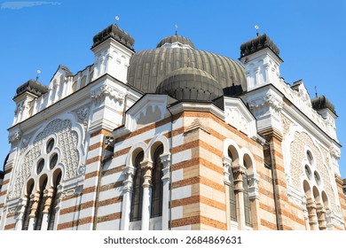 Central Sofia Synagogue. Sofia is the capital and largest city of Bulgaria.