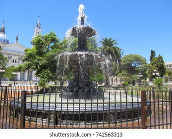 Central Square In Entre Rios, Argentina.