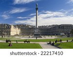 Central square in Stuttgart