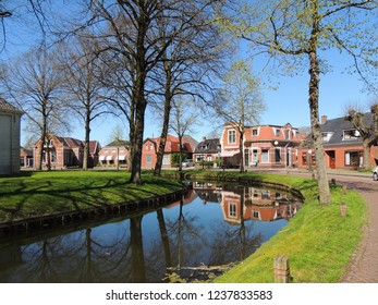           Central street in town
Spijk, Dutch province Groningen, Netherlands - Shutterstock ID 1237833583