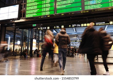 Malmö Central Train Station. Malmö, Sweden. 11.08.2019