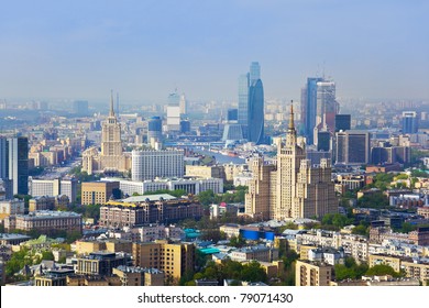 Centre Of Moscow, Russia - Aerial View