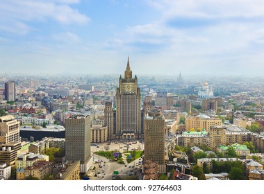 Centre Of Moscow, Russia - Aerial View