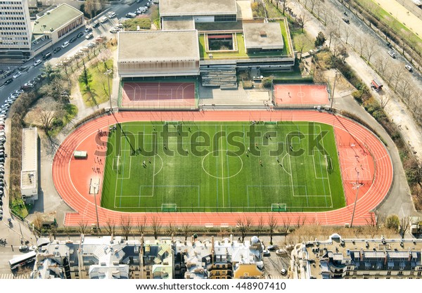 Centre Sportif Emile Anthoine Paris France Stock Photo Edit Now