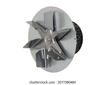 Centrifugal Exhaust Fan Used To Extract Flue Gases From The Combustion Chamber Of A Pyrolysis Boiler And Maintain The Required Draft In The Chimney. Stainless Steel Body.