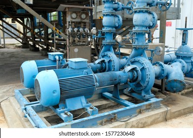 Centrifugal pump and motor installation