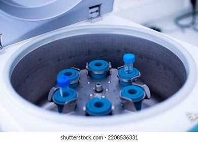 Centrifuge, At The Laboratory Of Cell Culture, Medicine And Medical Laboratory