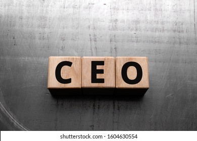 Ceo Word Wooden Blocks Letters Chief Stock Photo 1604630554 | Shutterstock