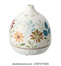 Ceramic aroma diff user isolated on white background