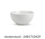 ceramic bowl empty  isolated on white background