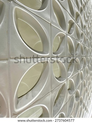 Ceramic Bricks or Breeze Block in Certain Perspective