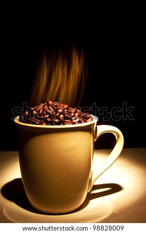 Similar – Image, Stock Photo coffee splash Nutrition