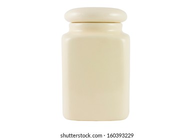 Ceramic Jar Isolated