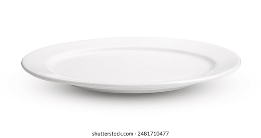 ceramic plate isolated on white background