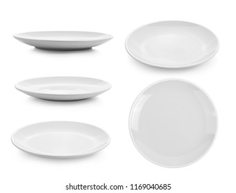 Ceramic Plate On White Background