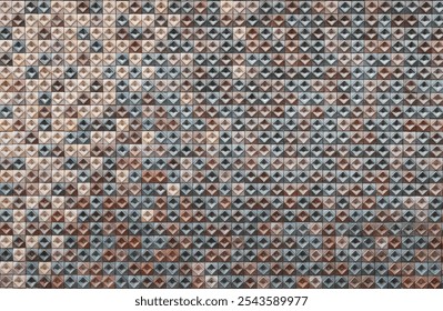 Ceramic tiled wall texture or background;