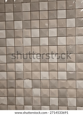 Ceramic wall tiles with clean surface texture, suitable for interior design, bathroom, kitchen, or architectural background use