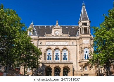 The Cercle Municipal, or Cercle Cite, a historic building located at Ville Haute quarter of Luxembourg City - Powered by Shutterstock