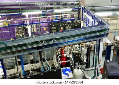 CERDANYOLA DEL VALLES, SPAIN - JUNE 29, 2019: Design Of MISTRAL Beamline, One Of Seven Beamlines At ALBA Synchrotron Light Source

