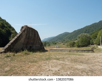 Cerna River Valley, Near Cerna Sat Village. Cerna Is A River In Romania Which Flows Into Danube River.