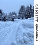 Cerro Catedral, Bariloche, Argentina, July 2022. South America Winter, Patagonia