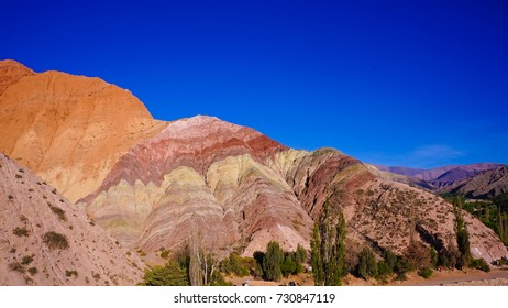 Cerro De Los Siete Colores 7 Coloured Mountain In Argentina