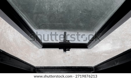 From a certain angle this window appears to have artistic value