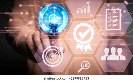 Certification process and standards ISO certified business, compliance with international standards and quality assurance. certificate touch concepts