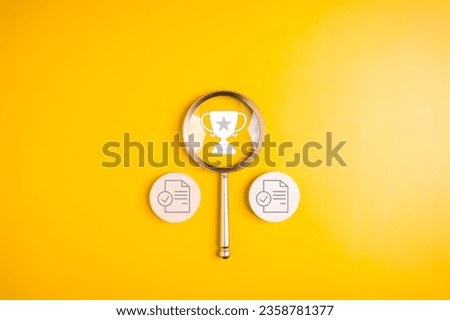 Certification and standardization, Certificate guarantee and documentation icons, International Organization for Standardization ISO and quality control certification