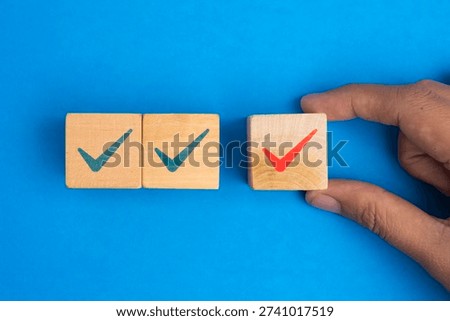 certified and correct mark. Standard certification, accurate selection, production standards and good quality. An ethical corporation. Do the right thing. ISO quality and symbols. Three Right sign