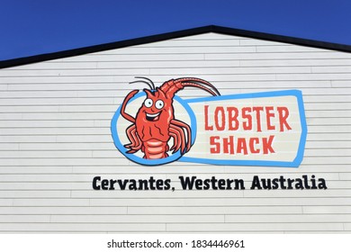 CERVANTES, WA - OCT 07 2020:Lobster Shack In Cervantes Western Australia.Western Rock Lobster Fishery Is The Most Valued Single-species Fishery In Australia.