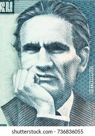 Cesar Vallejo Portrait From Peruvian Money 