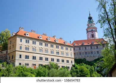 Cesky Krumlov The Castle In The Summer