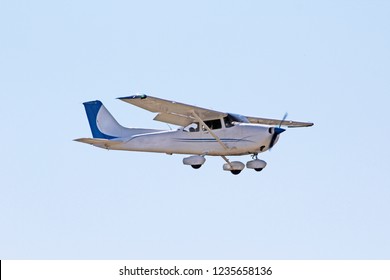 The Cessna 172 Skyhawk is an American four-seat, single-engine, high wing, fixed-wing aircraft made by the Cessna Aircraft Company. First flown in 1955, more 172s have been built than any other aircra