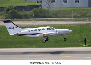 Cessna 414 Takeoff