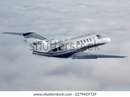 Cessna Citation in flight, business jet, private jet, or bizjet is a jet aircraft designed for transporting small groups of people. Business jets may be adapted for other roles, such as the evacuation